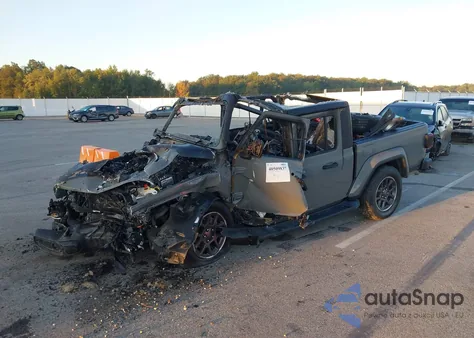 2022 Jeep Gladiator Overland 4X4 из США, поврежденный, VIN 1C6HJTFGXNL134842